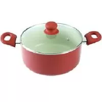 Kliknite za detalje - Lorme Classic keramička šerpa sa poklopcem 4,5l / 24cm 12057 Kliknite za detalje - Lorme Classic keramička šerpa sa poklopcem 4,5l / 24cm 12057