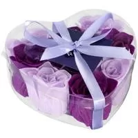 Kliknite za detalje - Sapun u obliku ruže 9 komada ljubičasta Kliknite za detalje - Sapun u obliku ruže 9 komada ljubičasta