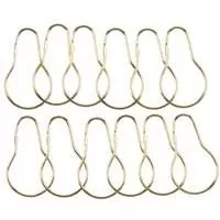 Kliknite za detalje - Metalne alke za tuš zavese 12 komada Kliknite za detalje - Metalne alke za tuš zavese 12 komada