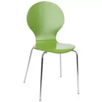 Kliknite za detalje - Trpezarijska stolica Daria hrom/limeta Kliknite za detalje - Trpezarijska stolica Daria hrom/limeta