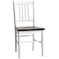 Kliknite za detalje - Trpezarijska stolica Rover bela-braon Kliknite za detalje - Trpezarijska stolica Rover bela-braon