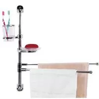 Kliknite za detalje - Polica - nosač peškira, sapuna i čaše 24N144 Kliknite za detalje - Polica - nosač peškira, sapuna i čaše 24N144