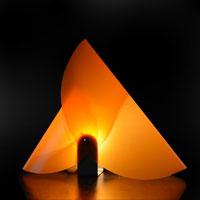 Kliknite za detalje - Dekorativna lampa sa 3 PVC abažura narandžasta E14