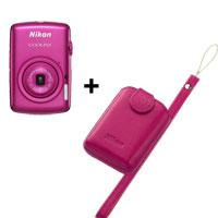 Kliknite za detalje - Nikon Digitalni Fotoaparat CoolPix S01 Pink sa Nikon torbicom 16996