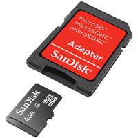 Kliknite za detalje - Memorijska kartica SanDisk SD 4GB Micro sa adapterom Mobile 66870