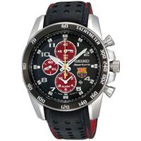 Kliknite za detalje - Seiko sportski muški ručni sat sa kožnom narukvicom Sportura Barcelona SNAE75