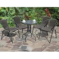 Kliknite za detalje - Garnitura Za Terasu i Dvorište Choco Rita - 4 Stolice i Sto Kliknite za detalje - Garnitura Za Terasu i Dvorište Choco Rita - 4 Stolice i Sto