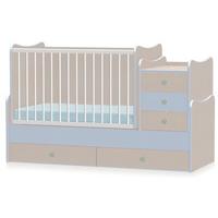 Kliknite za detalje - Lorelli Drveni krevetac za bebu Maxi Plus Oak Blue