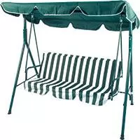 Kliknite za detalje - Ljuljaška Za Dvorište Trosed Zeleno Bele Pruge Kliknite za detalje - Ljuljaška Za Dvorište Trosed Zeleno Bele Pruge