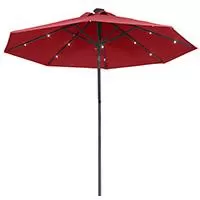 Kliknite za detalje - Suncobran Sa Solarnim LED Lampama Kliknite za detalje - Suncobran Sa Solarnim LED Lampama