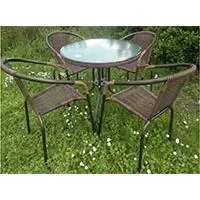 Kliknite za detalje - Garnitura Za Dvorište i Terasu Fidel3 - 4 Stolice i Sto sa Staklom Kliknite za detalje - Garnitura Za Dvorište i Terasu Fidel3 - 4 Stolice i Sto sa Staklom