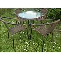 Kliknite za detalje - Garnitura za Sedenje Fidel4 - 4 Stolice i Sto sa Staklom Kliknite za detalje - Garnitura za Sedenje Fidel4 - 4 Stolice i Sto sa Staklom