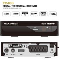 Kliknite za detalje - Set Top Box Digitalni prijemnik TV signala DVB-T2 Falcom T2400