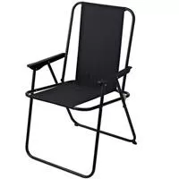 Kliknite za detalje - Kamperska stolica Campus II crna Kliknite za detalje - Kamperska stolica Campus II crna