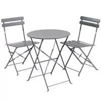 Kliknite za detalje - Bistro garnitura Corso siva Kliknite za detalje - Bistro garnitura Corso siva