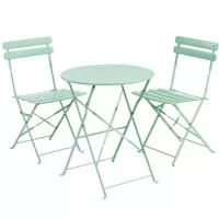 Kliknite za detalje - Bistro garnitura Corso svetlo zelena Kliknite za detalje - Bistro garnitura Corso svetlo zelena