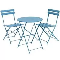 Kliknite za detalje - Bistro garnitura Corso plava Kliknite za detalje - Bistro garnitura Corso plava