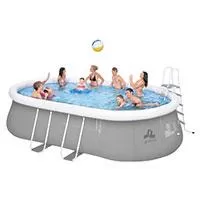 Kliknite za detalje - Ovalni Bazen sa čeličnim okvirom 540 x 304 x 106 cm 26-343 Kliknite za detalje - Ovalni Bazen sa čeličnim okvirom 540 x 304 x 106 cm 26-343