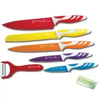 Kliknite za detalje - Set noževa sa keramičkim premazom CL-12 Kliknite za detalje - Set noževa sa keramičkim premazom CL-12