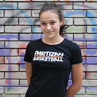 Kliknite za detalje - Partizan Basketball - Dečija Majica 6 Crna