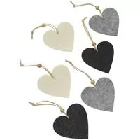 Kliknite za detalje - Ukrasi za novogodišnju jelku 6kom Srca 5681200 Kliknite za detalje - Ukrasi za novogodišnju jelku 6kom Srca 5681200