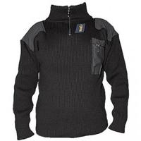 Kliknite za detalje - Crni zimski džemper Military Veličina XL