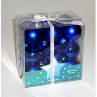 Kliknite za detalje - Novogodišnji ukrasi Plave kugle za jelku 6cm 18kom 51-204000 Kliknite za detalje - Novogodišnji ukrasi Plave kugle za jelku 6cm 18kom 51-204000