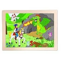 Kliknite za detalje - WoodyLand Drveni puzzle Princ i aždaja 91158 Kliknite za detalje - WoodyLand Drveni puzzle Princ i aždaja 91158