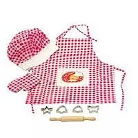 Kliknite za detalje - WoodyLand - Odelo i pribor za male kuvare 90624 Kliknite za detalje - WoodyLand - Odelo i pribor za male kuvare 90624