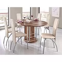 Kliknite za detalje - Trpezarijska garnitura 7 delova Oscar Nicoleta Baltimore Caribu Beige Kliknite za detalje - Trpezarijska garnitura 7 delova Oscar Nicoleta Baltimore Caribu Beige