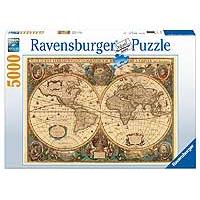 Kliknite za detalje - Ravensburger puzzle Antique World Map 5000 delova 17411