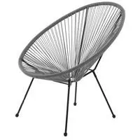 Kliknite za detalje - Lounge stolica Winty siva Kliknite za detalje - Lounge stolica Winty siva