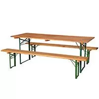 Kliknite za detalje - Pivski Set - 2 Klupe i Sto -  200 x 70 cm Kliknite za detalje - Pivski Set - 2 Klupe i Sto -  200 x 70 cm