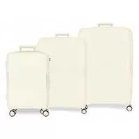 Kliknite za detalje - Komplet proširivih kofera od polipropilena 55cm-68cm-78cm Movom Inari white 53294 Kliknite za detalje - Komplet proširivih kofera od polipropilena 55cm-68cm-78cm Movom Inari white 53294