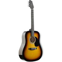 Kliknite za detalje - Stagg SW201SB - Akustična Western gitara