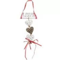 Kliknite za detalje - Dekorativni lanac sa srcima 73cm Kliknite za detalje - Dekorativni lanac sa srcima 73cm