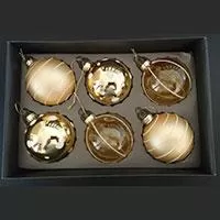 Kliknite za detalje - Komplet Ukrasa Za Jelku 6 cm - 6 Komada Kliknite za detalje - Komplet Ukrasa Za Jelku 6 cm - 6 Komada