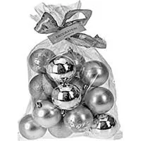 Kliknite za detalje - Kugle Za Jelku Pakovanje od 16 Komada Grey Kliknite za detalje - Kugle Za Jelku Pakovanje od 16 Komada Grey