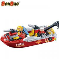 Kliknite za detalje - BanBao kocke Vatrogasni čamac 7105