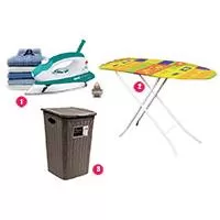 Kliknite za detalje - Komplet za održavanje odeće - Pegla Daska za peglanje i Korpa za veš Kliknite za detalje - Komplet za održavanje odeće - Pegla Daska za peglanje i Korpa za veš
