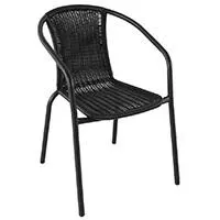 Kliknite za detalje - Baštenska Stolica Napoli Black Kliknite za detalje - Baštenska Stolica Napoli Black