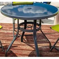 Kliknite za detalje - Baštenski Sto Sa Staklom 80x80x71 cm Kliknite za detalje - Baštenski Sto Sa Staklom 80x80x71 cm