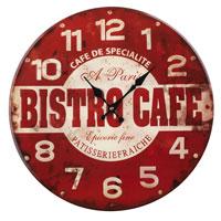 Kliknite za detalje - Zidni sat Bistro Cafe 40cm