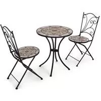 Kliknite za detalje - Baštenska garnitura od kovanog gvožđa 5805220 Kliknite za detalje - Baštenska garnitura od kovanog gvožđa 5805220