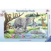 Kliknite za detalje - Ravensburger puzzle 15 delova - Životinje u Africi 06136