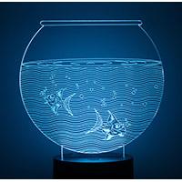 Kliknite za detalje - Illusions by Black Cut LED Lampa 3D Blue Aquarium 