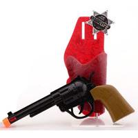 Kliknite za detalje - Dečiji kaubojski revolver sa futrolom i značkom Šerifa 08332