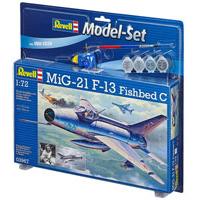 Kliknite za detalje - Revell maketa aviona sa priborom Model Set MiG-21 F-13 Fishbed C RV63967/5008