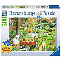 Kliknite za detalje - Ravensburger puzzle At The Dog Park - Large Piece Format 500 delova velikog formata RA14870