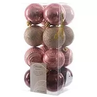 Kliknite za detalje - Kombinovani novogodišnji ukrasi 6cm 16 komada Kliknite za detalje - Kombinovani novogodišnji ukrasi 6cm 16 komada